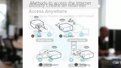 GL.iNet GL-MT300N-V2 (Mango) Portable Mini Travel Wireless Pocket VPN WiFi Route