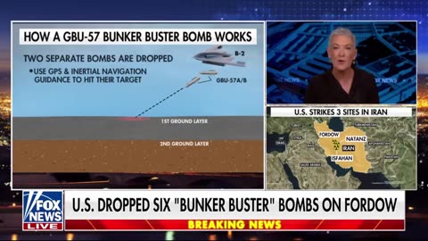 NEW DETAILS revealed on six ‘bunker buster’ bombs dropped on major Iranian nuclear site