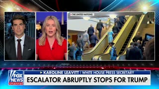 Karoline Leavitt Warns Escalator Mishap At UN Shows Pattern Of Targeting Trump