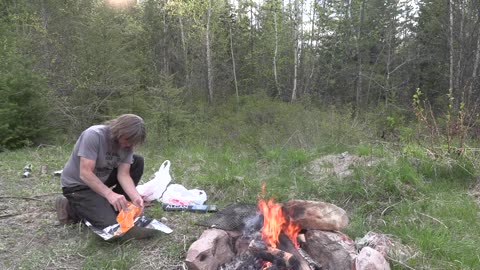 Overnight Fishing Adventure with Two Outdoor Ladies Survival Lessons and Campfire Cooking