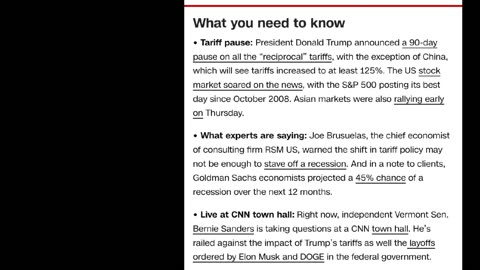 Donald Trump standardizes customs duties at 10% for China