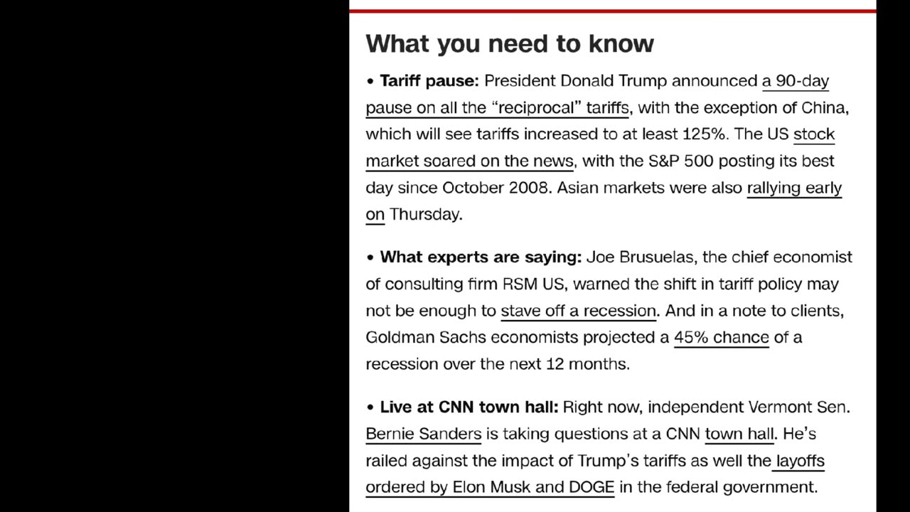 Donald Trump standardizes customs duties at 10% for China