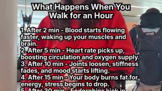 This is what happens when you start walking
