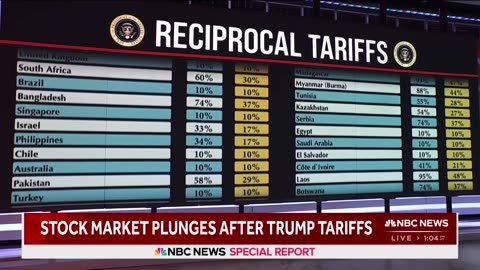 SPECIAL REPORT: Stock market plunges after Trump tariff announcement