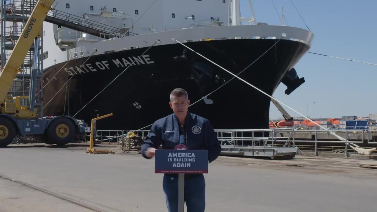 Sec. Sean Duffy | USDOT is fighting to revitalize our shipyards.
