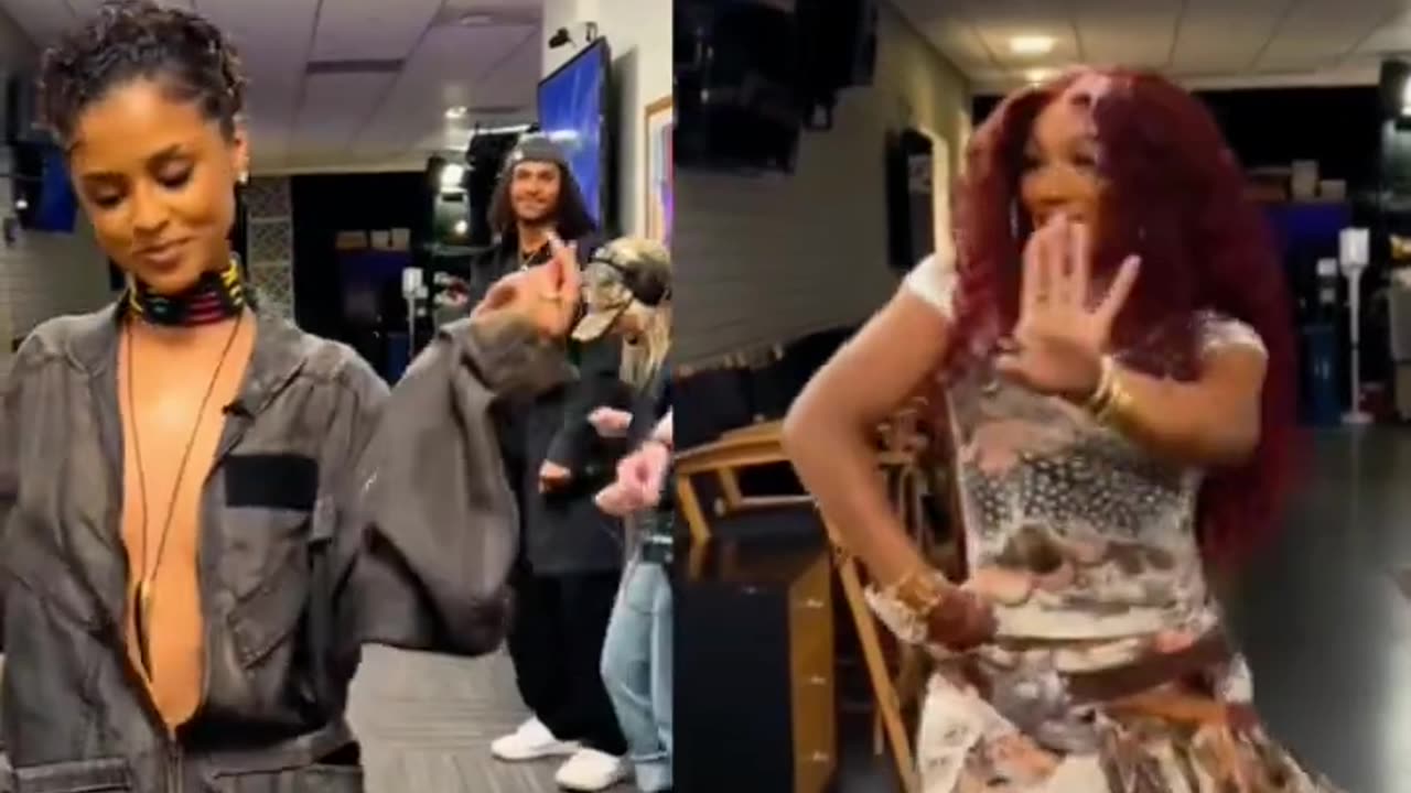 Sza and tyla at Jeniffer Hudson's show