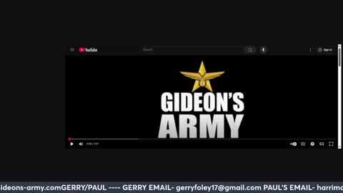 GIDEONS ARMY LIVE 9/18 THURSDAY @ 930 AM EST