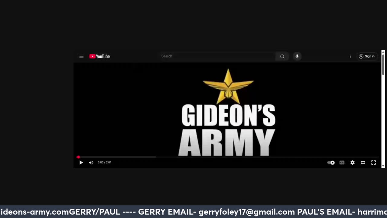 GIDEONS ARMY LIVE 9/18 THURSDAY @ 930 AM EST