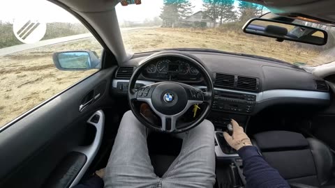 BMW E46 330i Top Speed Drive on German Autobahn 🏎