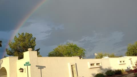 We had small pleasing monsoon rain My mother-in-law thought there'd probably be a rainbow20250722106