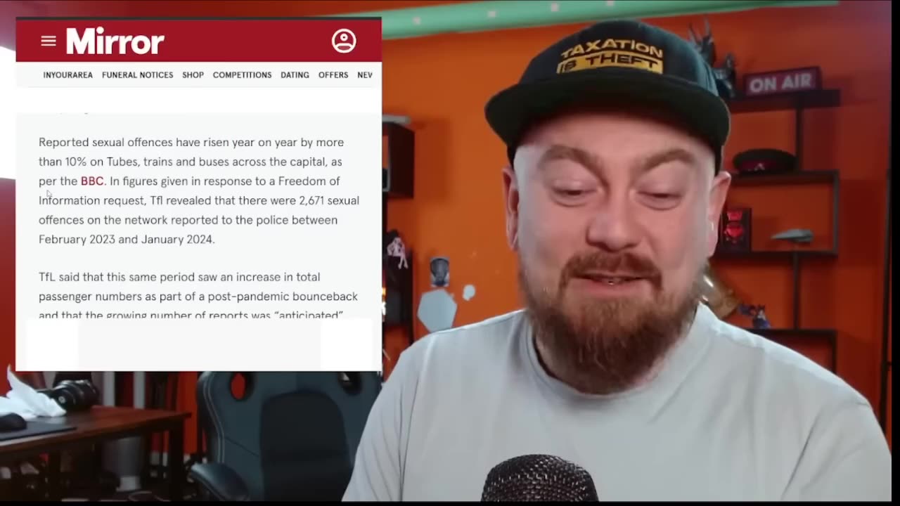 Count Dankula Right Wing Racist Supports Women Only Trains