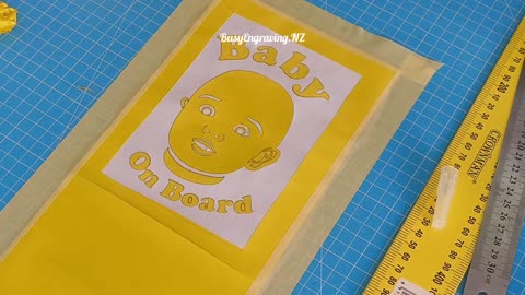 Baby on board! (Engraving vinyl)