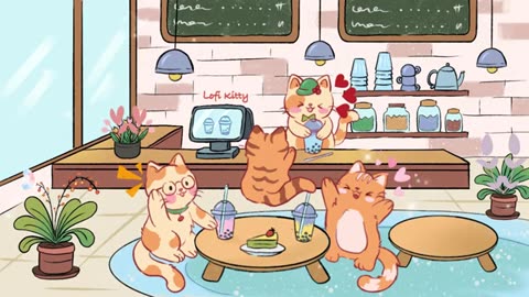 Coffee Lofi ☕1 Hour Cafe Song 🎵 Stream cafe ✨cute & relaxing music 🍪 Make Your Day Better