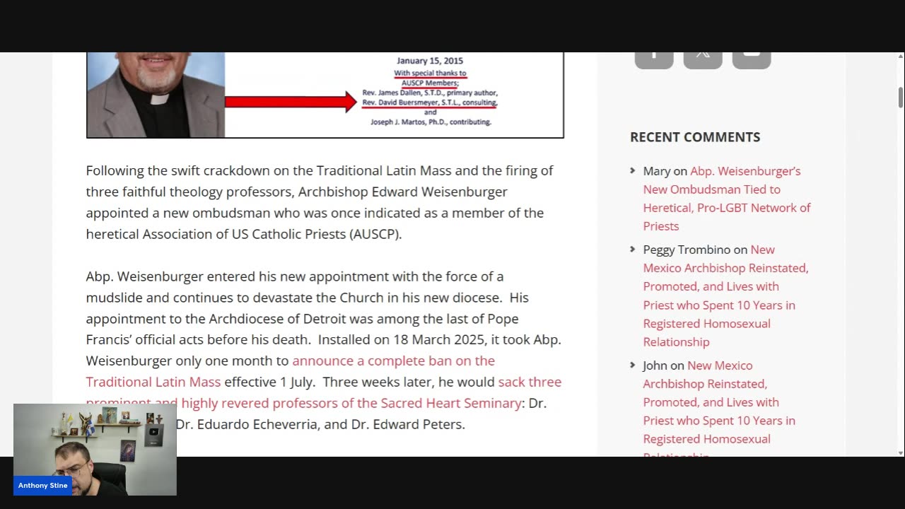 TLM Crushing Detroit Archbishop Promotes Nasty Heretic To Key Office