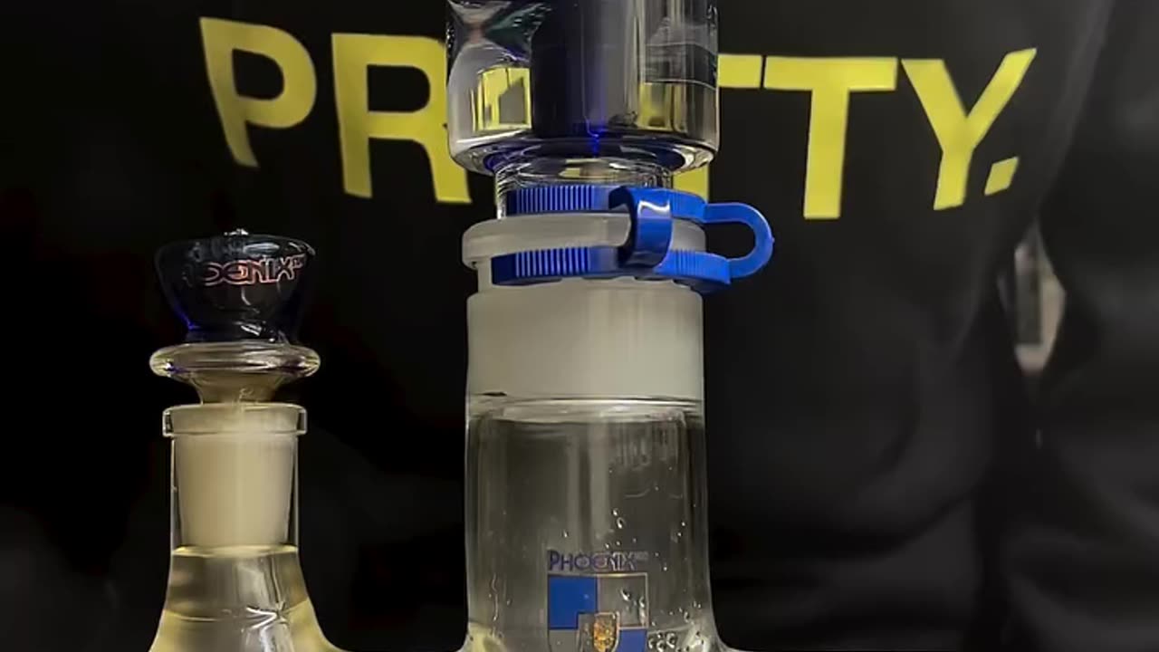 👀Phoenix Star Glycerin Coil Bong with Inline Percolator In Action #420