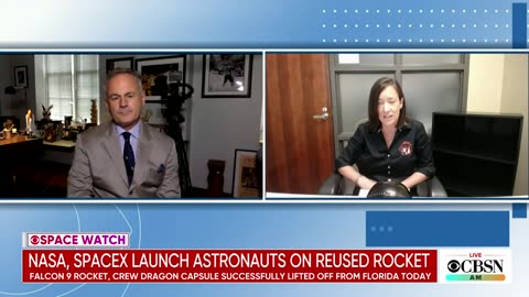 SpaceX launches NASA crew on reused rocket to International Space Station
