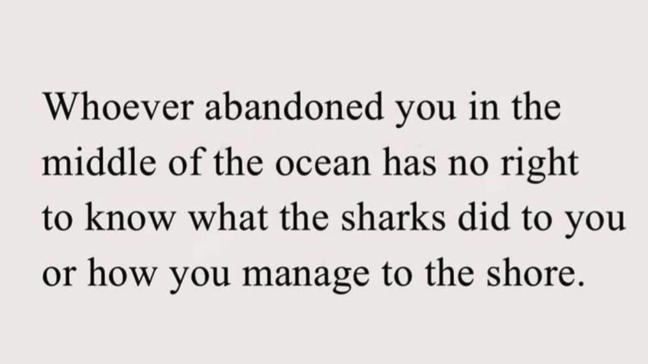 Left to the Waves: Rising Stronger Alone