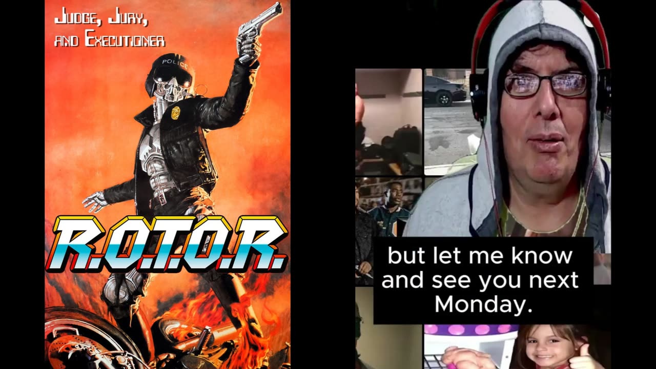 Vintage Monday R.O.T.O.R. (1987)Official Trailer -REACTION/REACCION