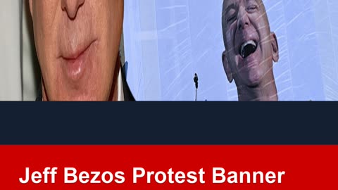 Jeff Bezos Protest Banner Unveiled in Venice Ahead of Wedding To Lauren Sanchez