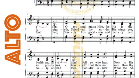 SDA Hymn 001 - Praise to the Lord - Alto