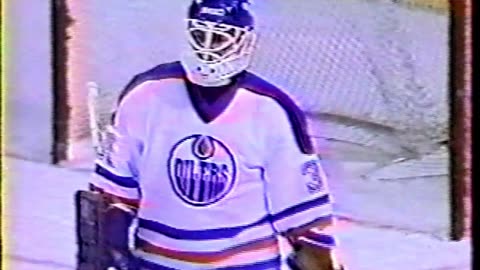 NHL 1983 PLAYOFFS GAME #1 CALGARY FLAMES AT EDMONTON OILERS