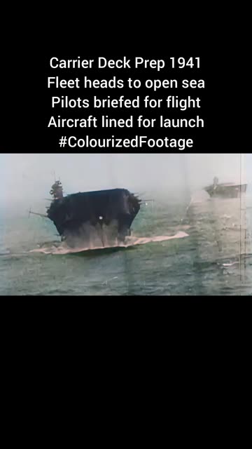 Carrier Deck Prep 1941