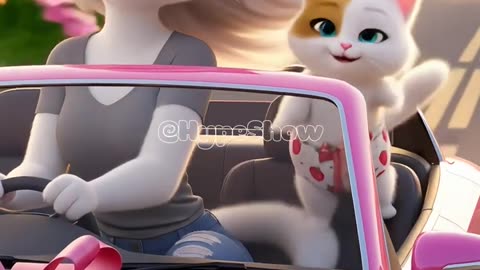 The kitten couldn't see its sad mother 🥰❤️