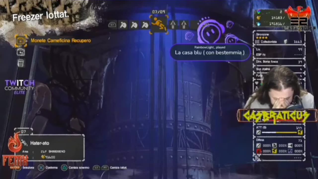 The terror in my eyes