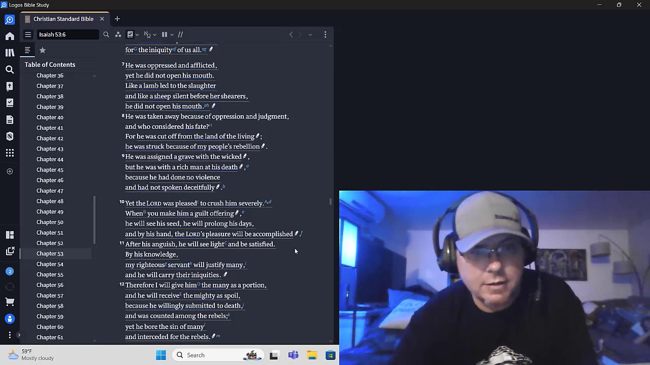 my righteous servant will justify many and carry away there iniquities [The Bride of Christ]