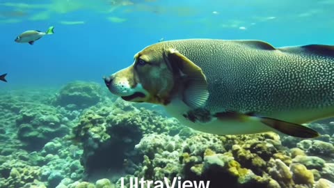 Awesome DogFish! 😍 #fyp #fish #dog #cute #dogfish #Ai #viral