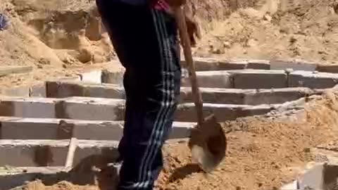 “In Khan Younis, southern Gaza Strip, families are forced to prepare new graves every new day“