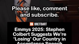 Colbert’s Reckless Emmy Speech: ‘We’re Losing Our Country,’ ‘Go Crazy’