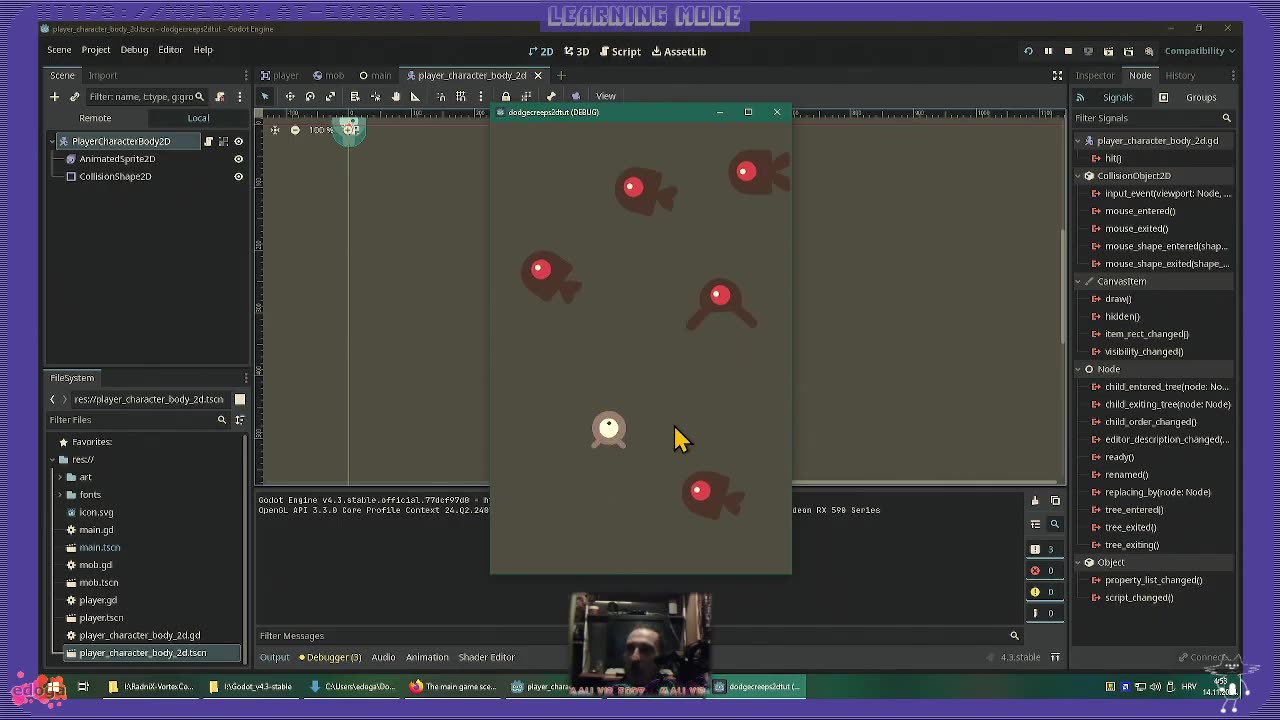 Godot Engine on Day 7 (part 2/2) - Live RECAP