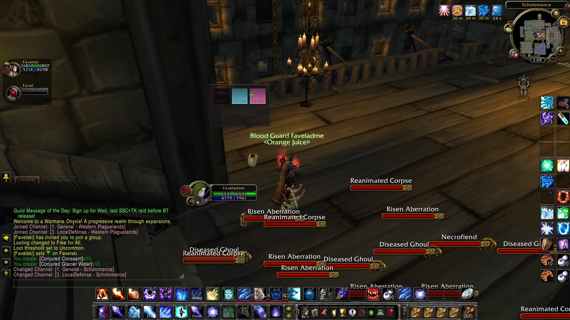 Scholomance farm Warmane WOW private server
