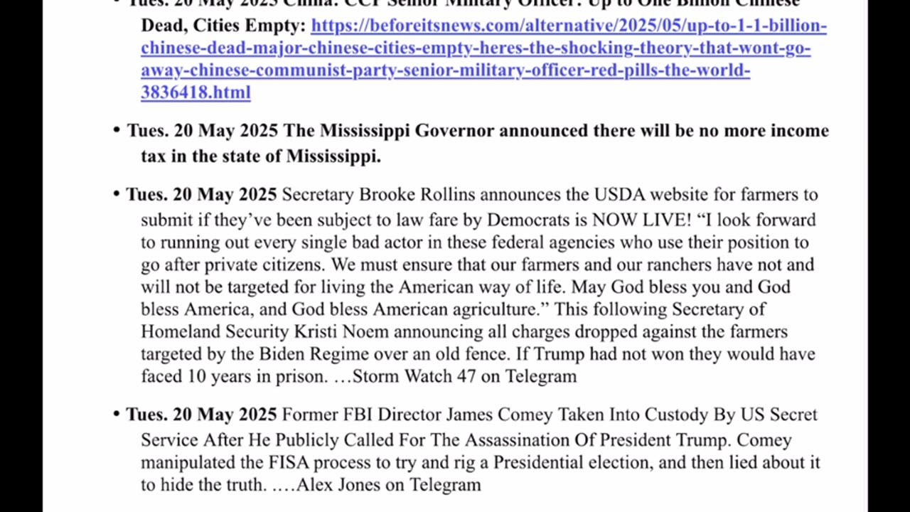 WTPN SITUATION UPDATE FEATURING RESTORED REPUBLIC 5-21-25