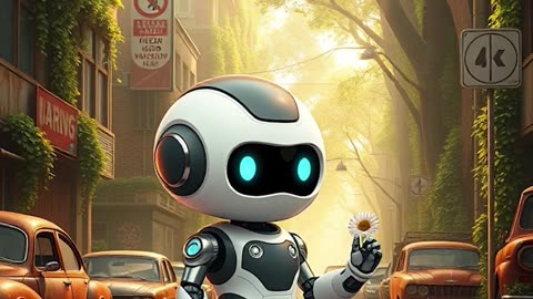 AI Generated Cute Robot