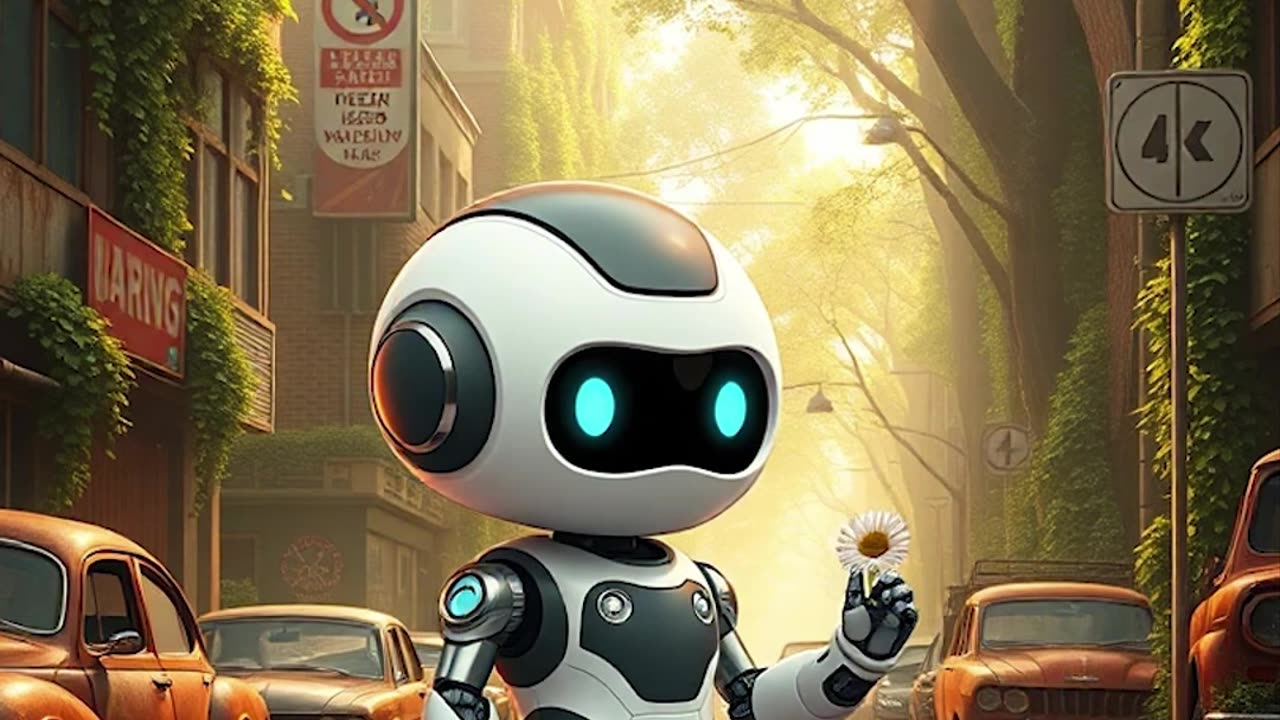 AI Generated Cute Robot