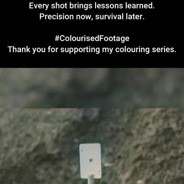 British Troops Sharpen Marksmanship #ColourisedHistory