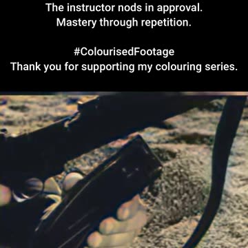 M2 Carbine Firing Demonstration #ColourisedHistory