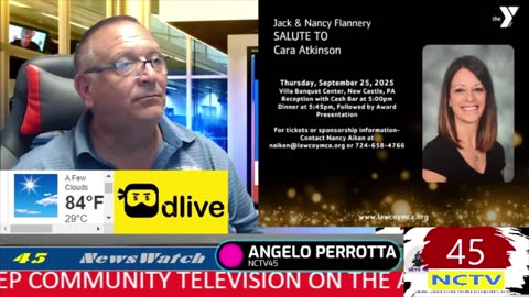 NCTV45 NEWSWATCH MORNING MON SEPT 1 2025 WITH ANGELO PERROTTA