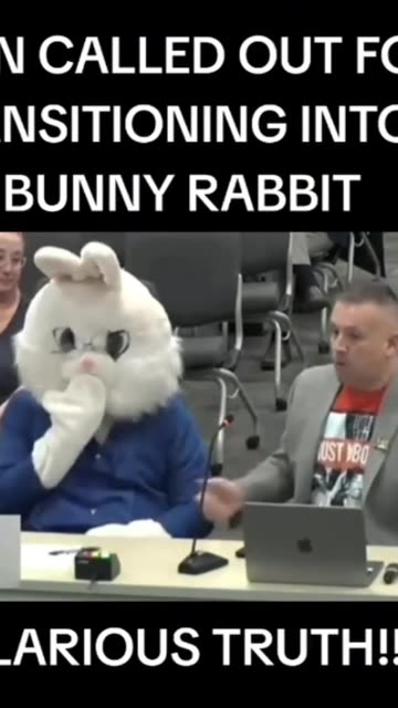 Man Identifies as a bunny