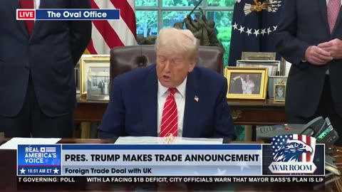 LIVE: TRADE ANNOUNCEMENT WITH UK!