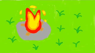 Drawing a Campfire For A Future Comic