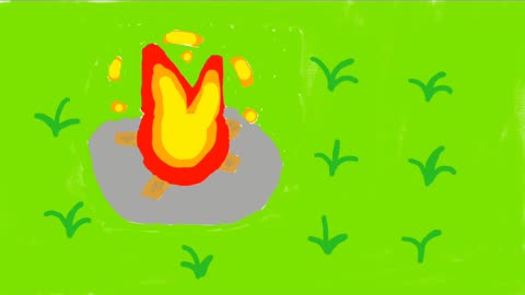 Drawing a Campfire For A Future Comic