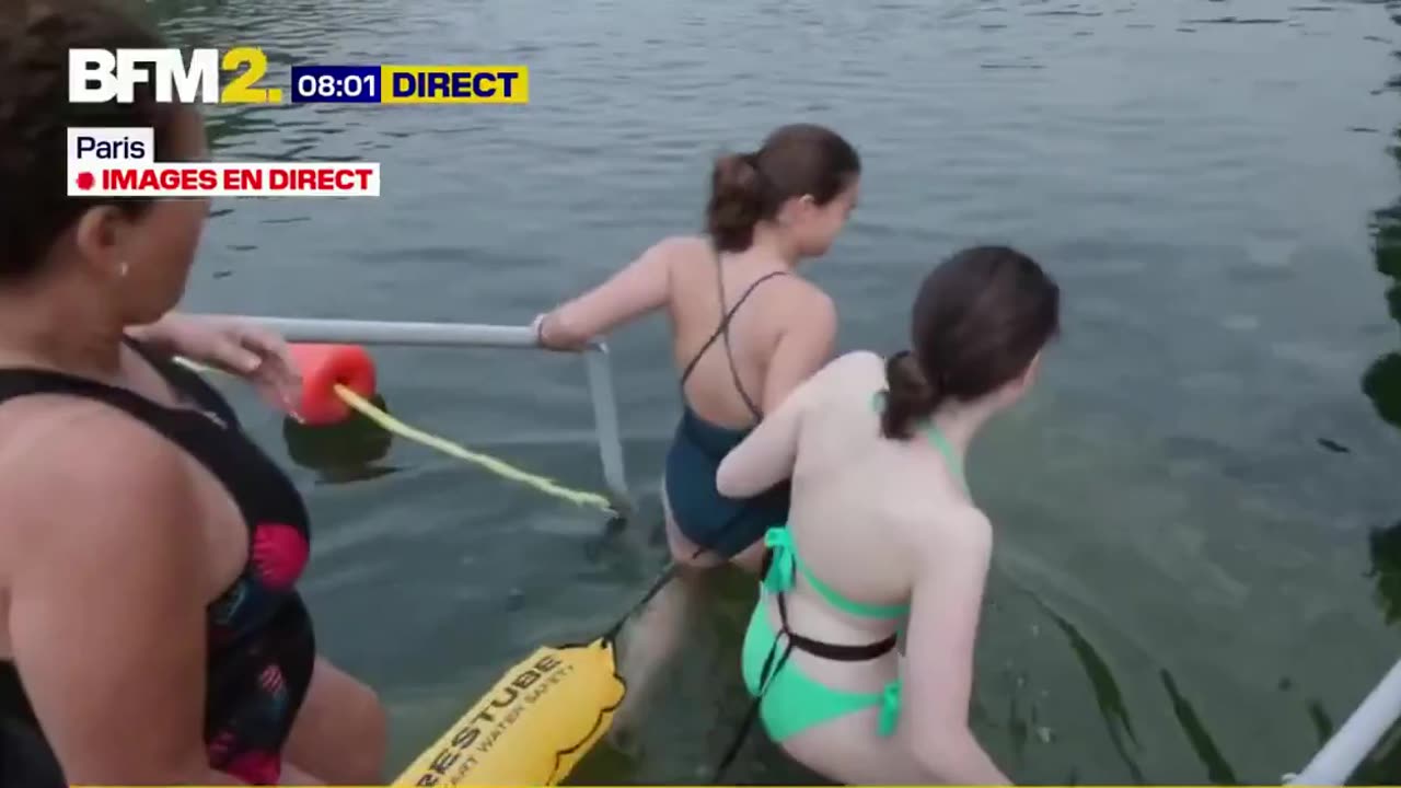 Paris Allows Swimming in Seine After 100 Years — First Daredevils Take the Plunge