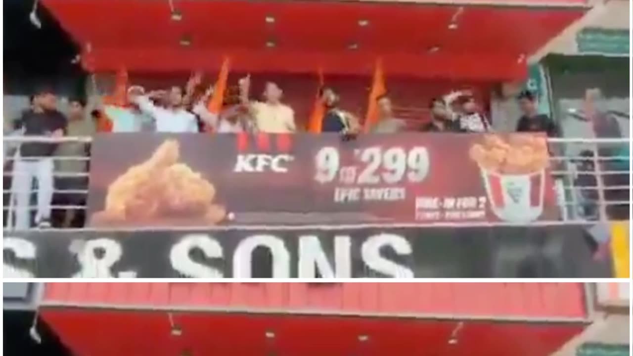 KFC Outlet Shut in Ghaziabad After Hindu Groups Protest Over Meat Sale in Sawan
