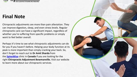 Surprising Benefits Of Chiropractic Adjustments You Didn't Know