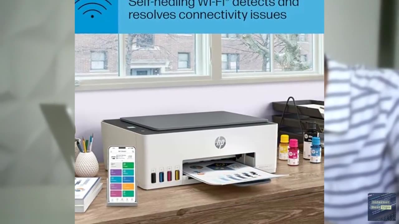HP Smart Tank 5101 Wireless All-in-One Ink Tank Printer with up to 2 years of in