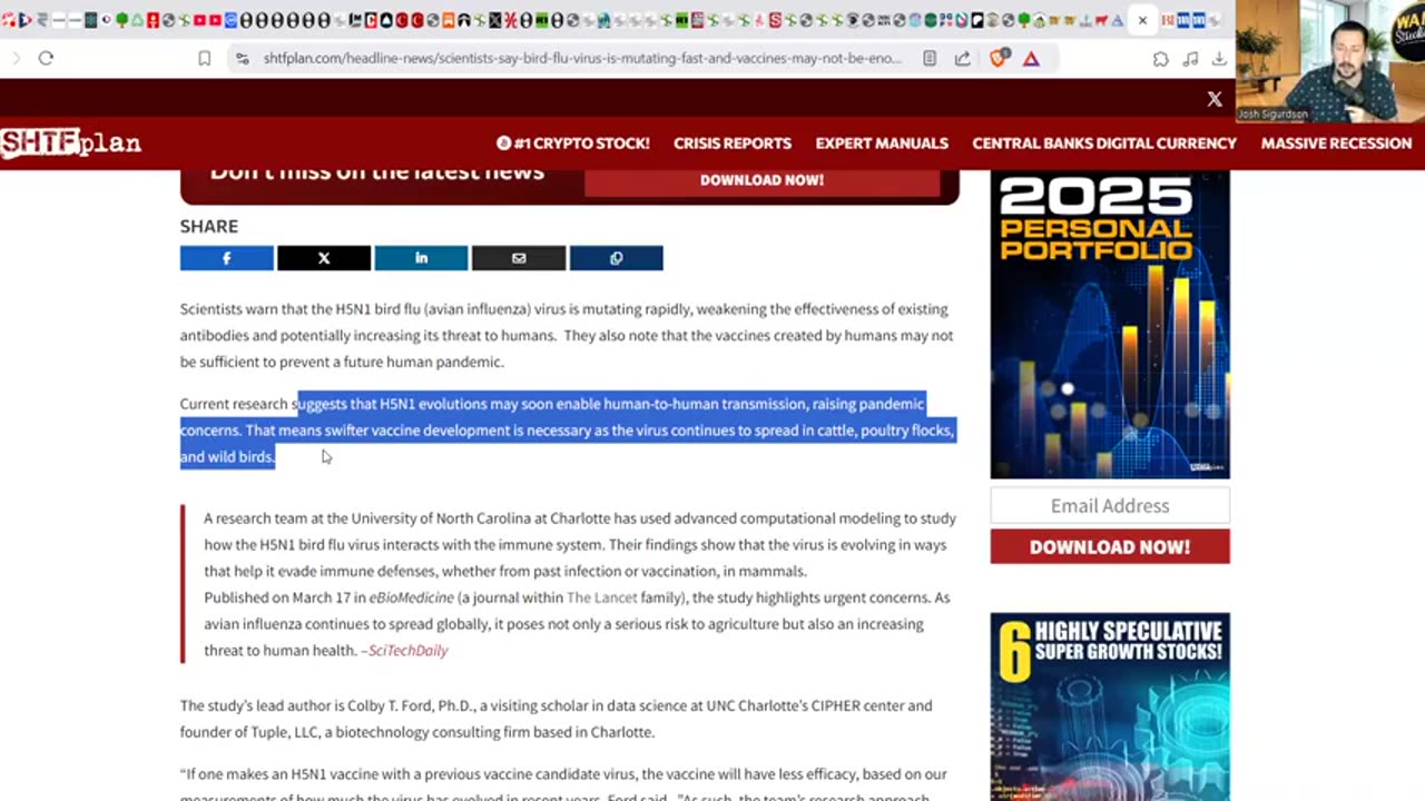 BIRD FLU & MEASLES SCAM! - New Vaccine Propaganda By The Eugenicists!