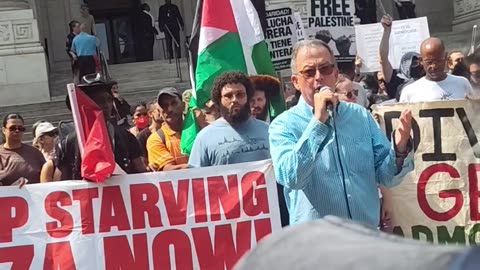 "STOP STARVING GAZA. Mass march for humanity"